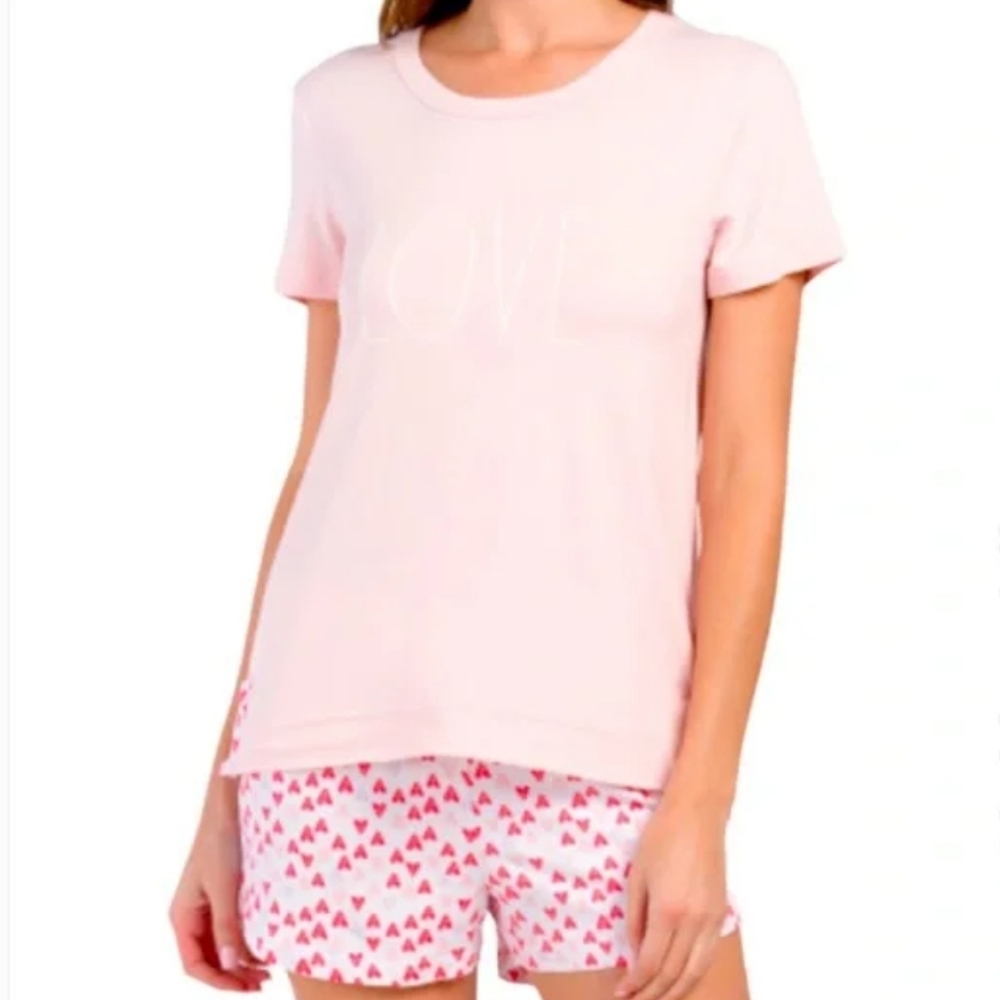Rae Dunn LOVE Top and Shorts Set
